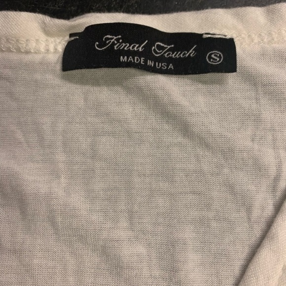 White Sweaty Hair Don’t Care Tunic Top - Picture 4 of 4